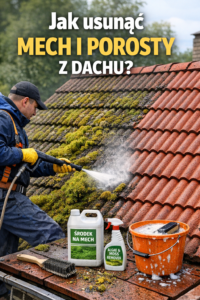 Jak usunąć mech i porosty z dachu?