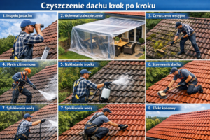 Czyszczenie dachu krok po kroku