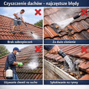 Czyszczenie dachów – najczęstsze błędy