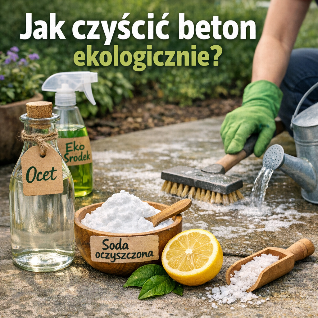 Jak czyścić beton ekologicznie?