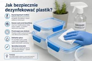 Jak bezpiecznie dezynfekować plastik?