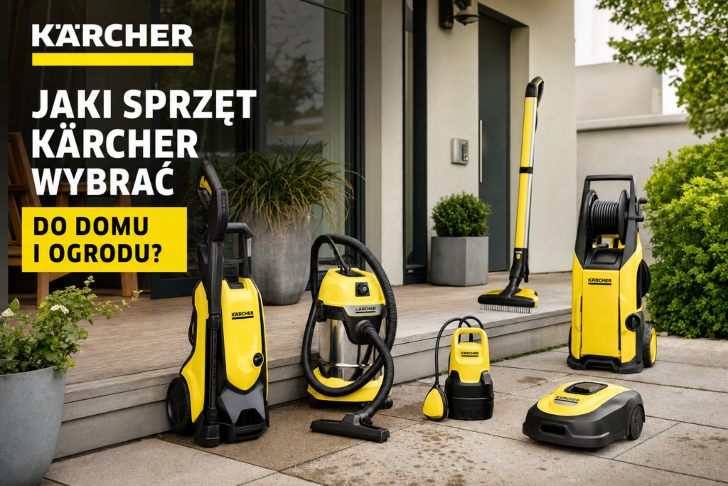 Kärcher – jaki sprzęt wybrać do domu i ogrodu?