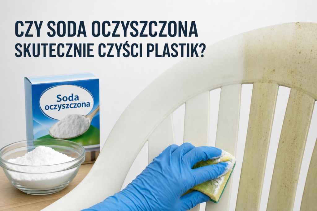 Czy soda oczyszczona skutecznie czyści plastik?