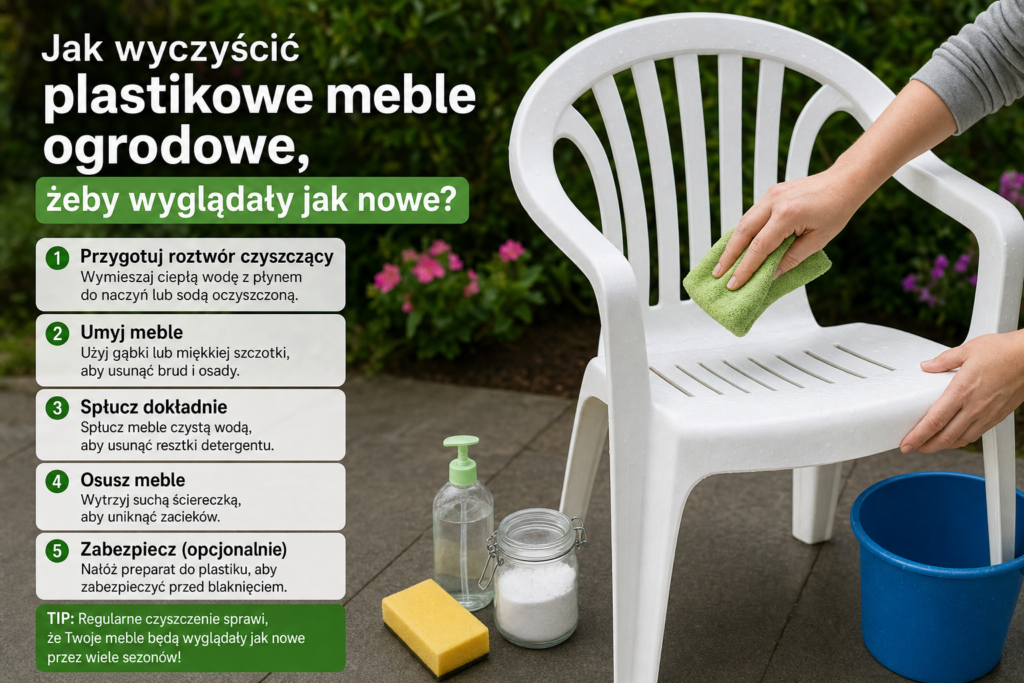 Jak wyczyścić plastikowe meble ogrodowe, żeby wyglądały jak nowe?