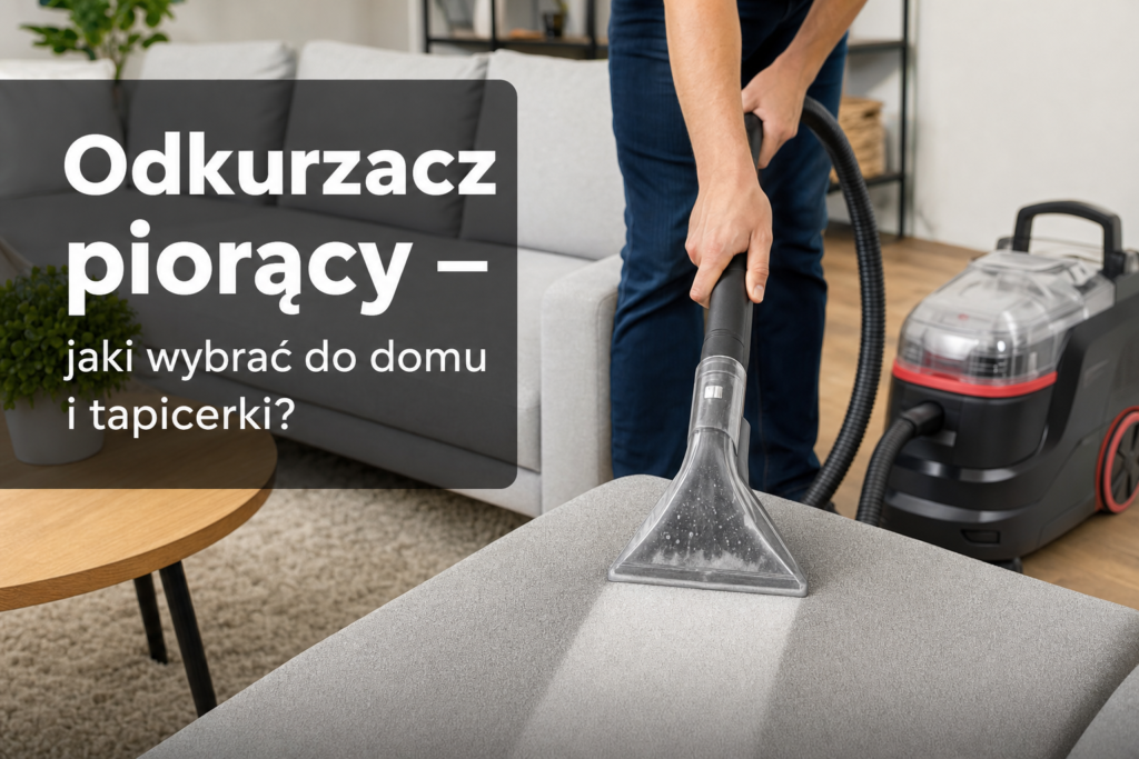Odkurzacz piorący – jaki wybrać do domu i tapicerki?