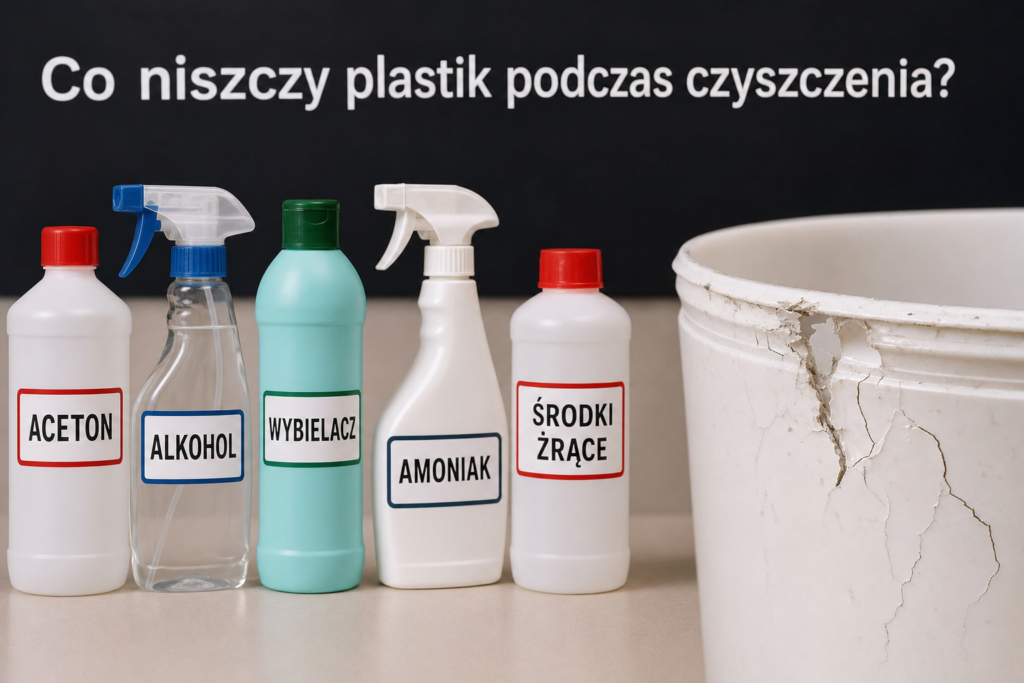 Co niszczy plastik podczas czyszczenia?