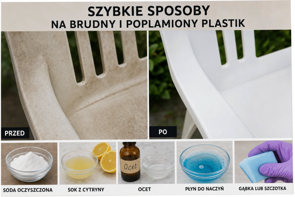 Szybkie sposoby na brudny i poplamiony plastik