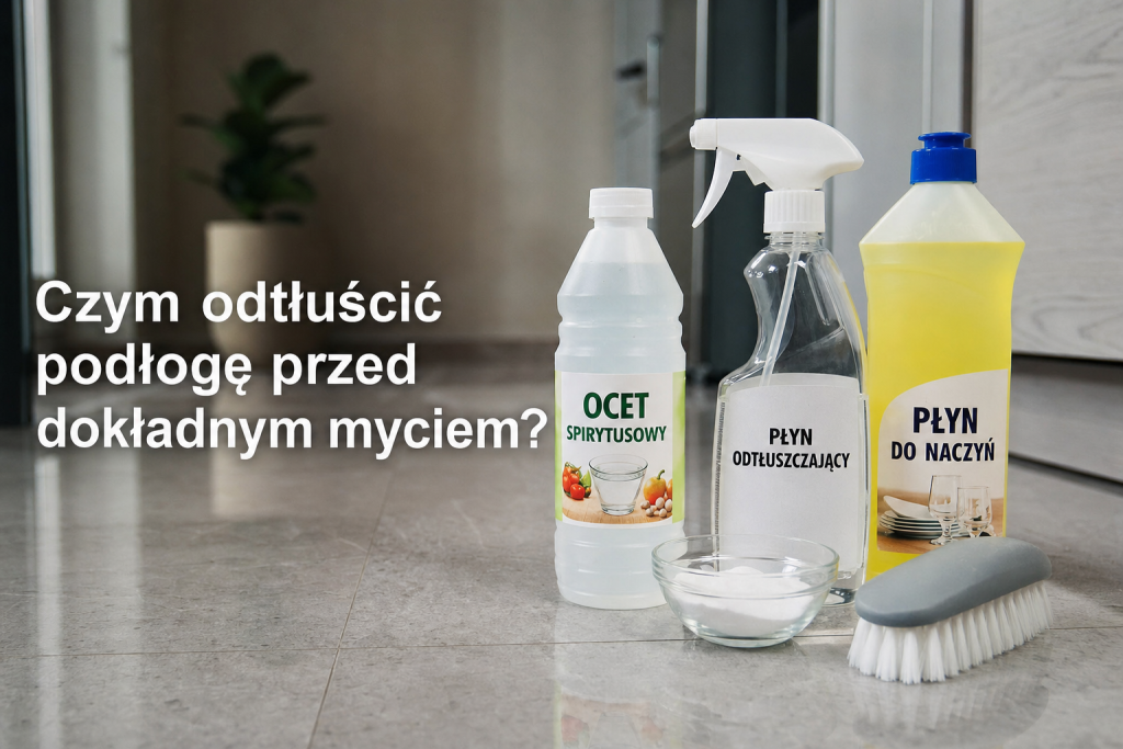 Czym odtłuścić podłogę przed dokładnym myciem?