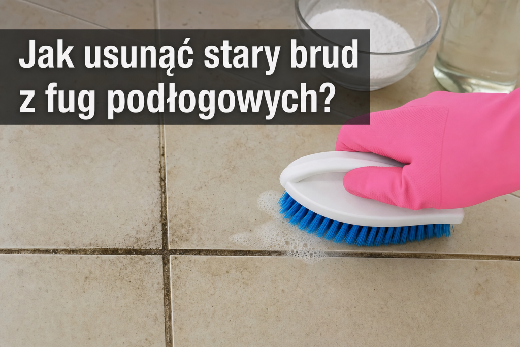 Jak usunąć stary brud z fug podłogowych?